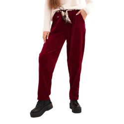 Moteriškos bordo spalvos kelnės Rica