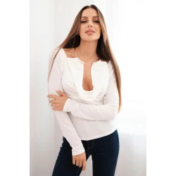 Moteriška balta palaidinė 