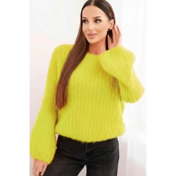 Moteriškas geltonas megztinis Bali