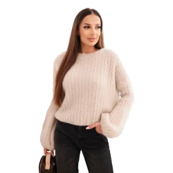 Moteriškas rusvas megztinis Bali