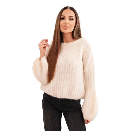 Moteriškas baltas megztinis Bali