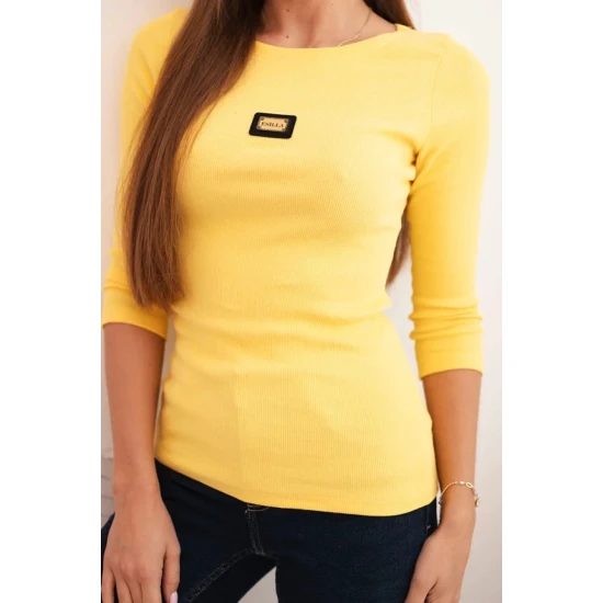 Moteriška geltona palaidinė Carla