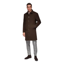 Vyriškas rudas paltas Corpo