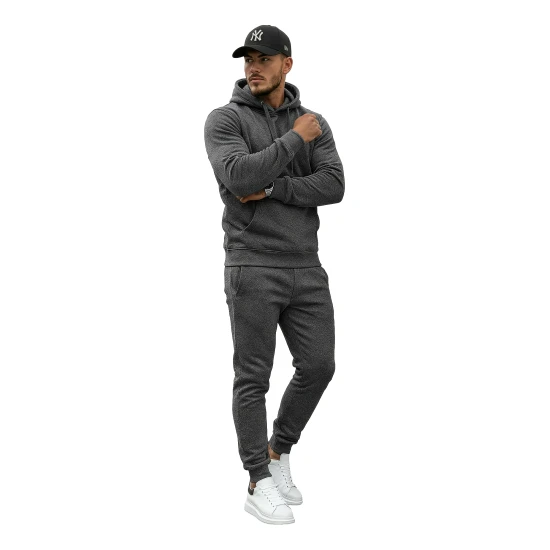 Tamsiai pilkas vyriškas sportinis kostiumas Toni Sportiniai kostiumai