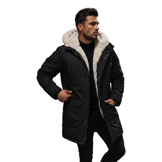 Vyriška juoda žieminė striukė zolo JS/5M120/392