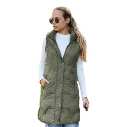 Moteriška ilga žalia liemenė Lucy