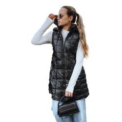 Moteriška juodos spalvos liemenė Moon