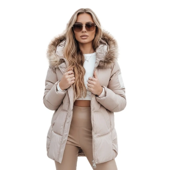 Moteriška žieminė rusva striukė Luckry