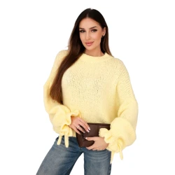 Moteriškas geltonas megztinis Fango
