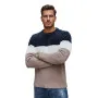 Men's dark blue and brown sweater Epic