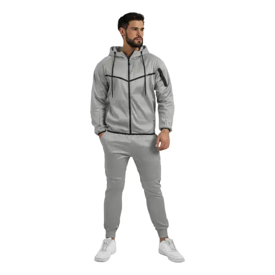 Šviesiai pilkas vyriškas komplektas Jake