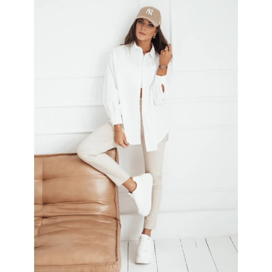 Moteriški balti marškiniai Levy DY0381