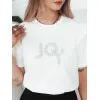Moteriški balti marškinėliai Joy RY2524