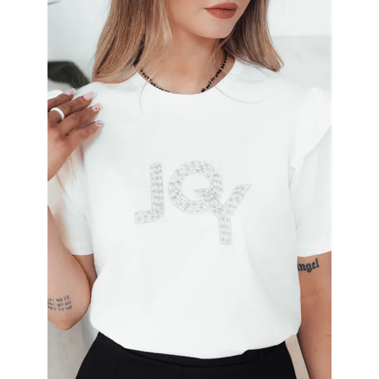 Moteriški balti marškinėliai Joy RY2524
