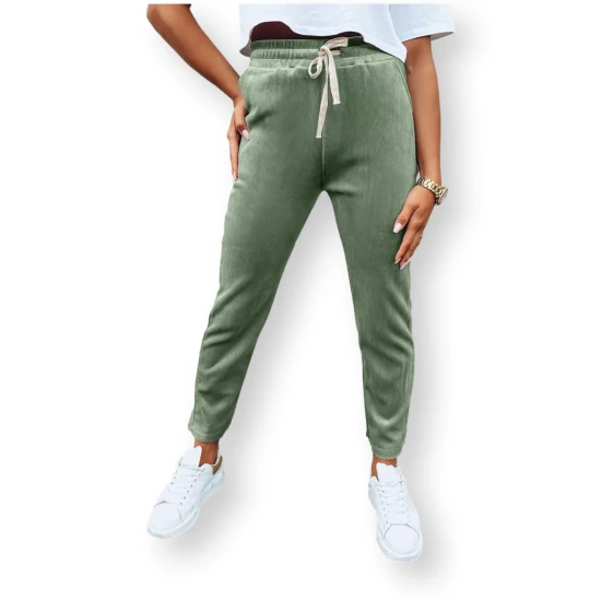 Žalios laisvalaikio kelnės Astro Kelnės