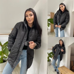 Stilinga moteriška juoda striukė Gebor