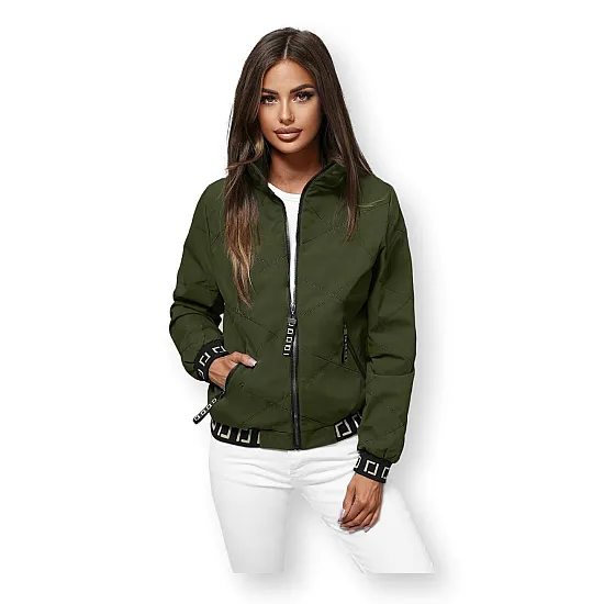 Zielona kurtka khaki Sanar JS/5M3161/136