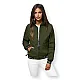 Zielona kurtka khaki Sanar JS/5M3161/136