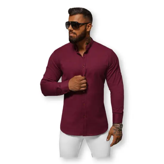 Bordo elegantiški marškiniai Oner O/V57