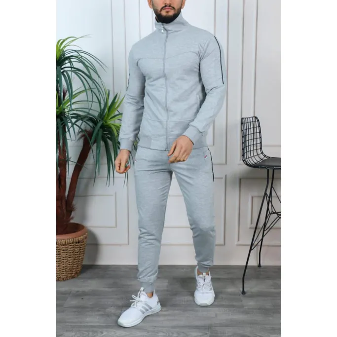 Miesten harmaa verkkarit Teron PK3005 Premium