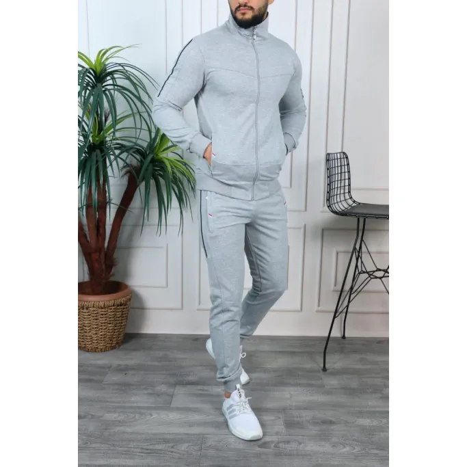 Miesten harmaa verkkarit Teron PK3005 Premium