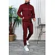 Mens tracksuit in burgundy Orest PK3004 Premium