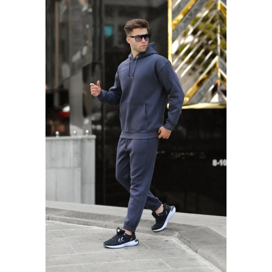 Vyriškas tamsiai mėlynas sportinis komplektas Zen PK3001 Premium
