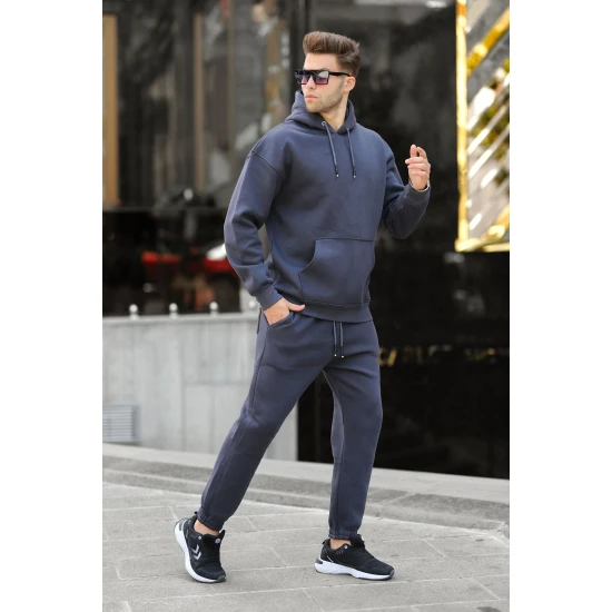 Vyriškas tamsiai mėlynas sportinis komplektas Zen PK3001 Premium