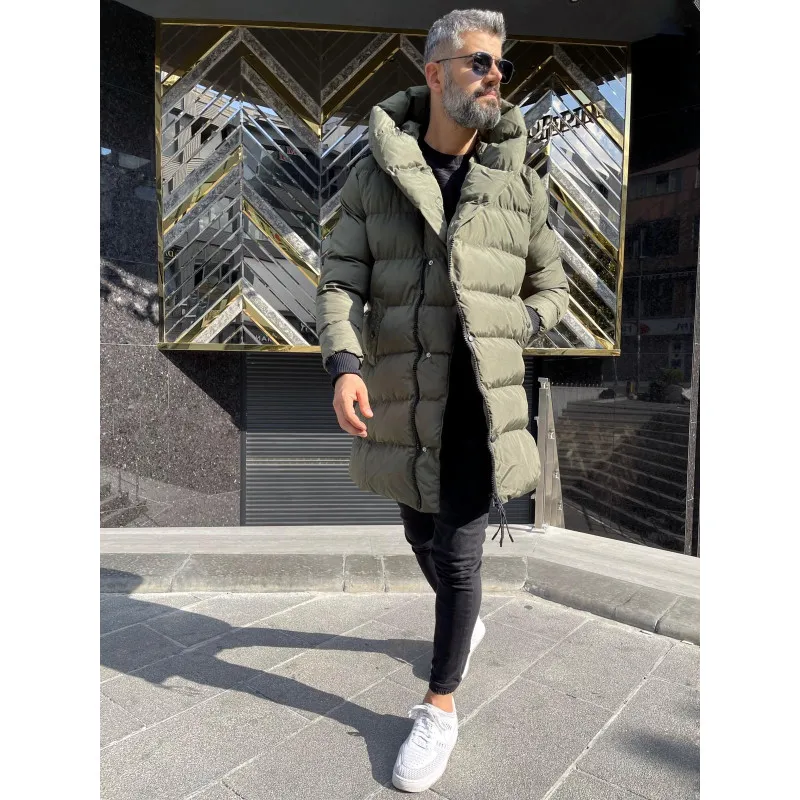 Chaki vyriška striukė be gobtuvo Guno PK2545 Premium