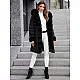 Jacket black with fur Dorter JS/5M3156/392
