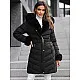 Jacket black with fur Dorter JS/5M3156/392