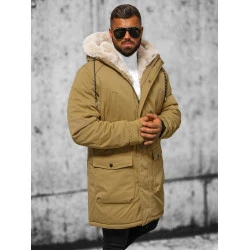 Vyriška ruda žieminė striukė zolo