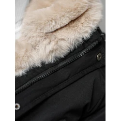 Vyriška juoda žieminė striukė zolo