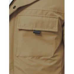 Rusva vyriška striukė su gobtuvu Žiema