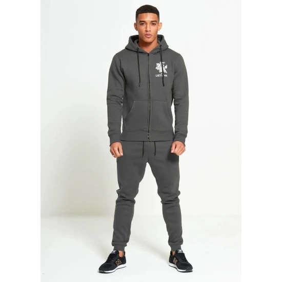 Vyriškas Pilkas komplektas su užtrauktuku Lietuva PK3034 Premium