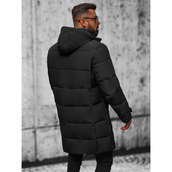 Vyriška juoda dygsniuota striukė Storm JS/31M5011