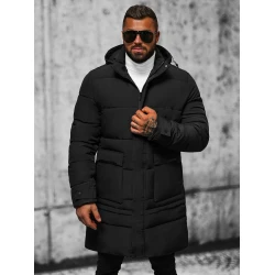 Vyriška juoda dygsniuota striukė Storm