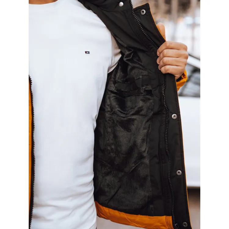Yellow men's winter jacket Noris TX4566