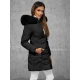 Juoda moteriška žieminė striukė Tamira