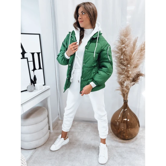 Moteriška žalia žieminė striukė Space TY4069