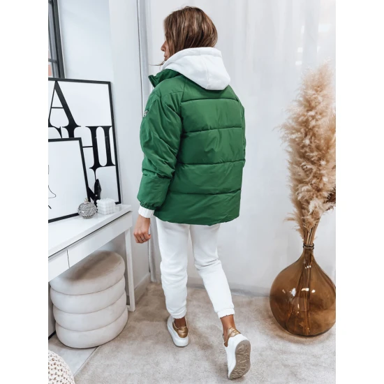 Moteriška žalia žieminė striukė Space TY4069