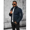 Vyriška tamsiai mėlyna žieminė striukė Rock JS/31M5003