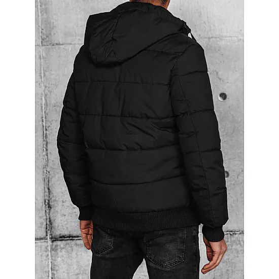 Promotion Men's black winter jacket Torn TX4642