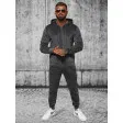 Pilkas vyriškas veliūrinis komplektas Style