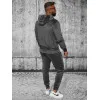 Pilkas vyriškas veliūrinis komplektas Style JS/8C1538 Premium