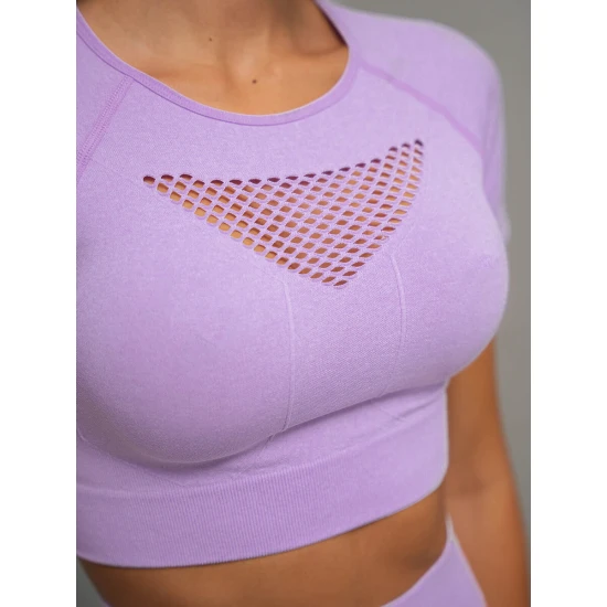 Moteriškas alyvinis dviejų dalių sportinis kostiumėlis Action O/SY2321