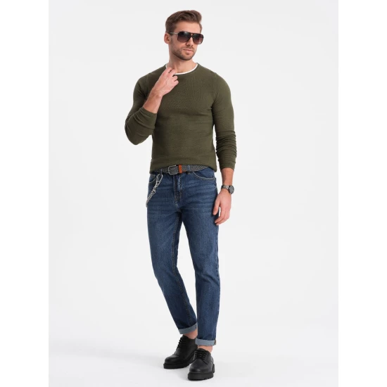 Vyriškas chaki megztinis Dinoro V7 OM-SWSW-0103