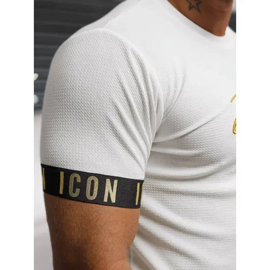 Balti vyriški marškinėliai Icon O/T7578