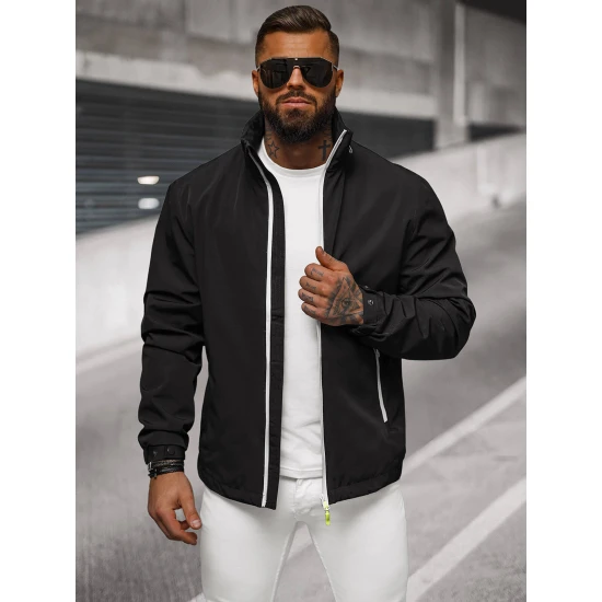 Vyriška plona juoda striukė Vind Vyriškos Striukės ir Paltai