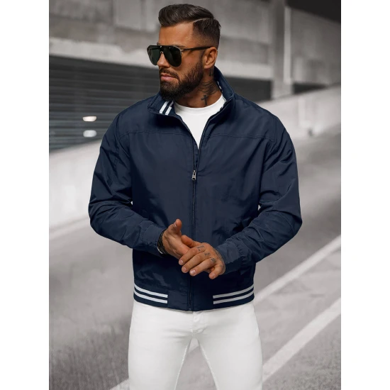 Vyriška plona tamsiai mėlyna striukė Some Vyriškos Striukės ir Paltai